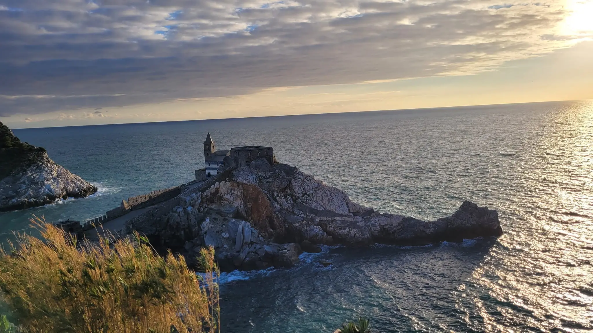 View on Church of Saint Peter in golden hour